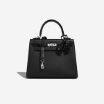 Hermès Kelly 25 Black Front  | Sell your designer bag on Saclab.com