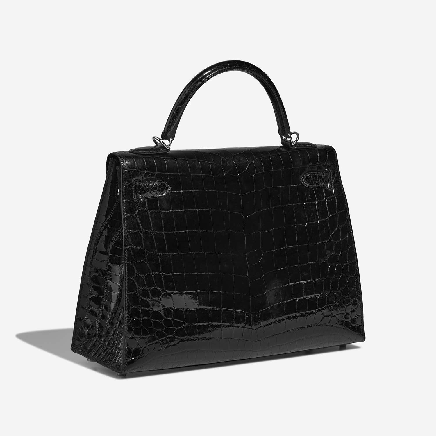 Hermès Kelly 32 Black Side Back | Sell your designer bag on Saclab.com