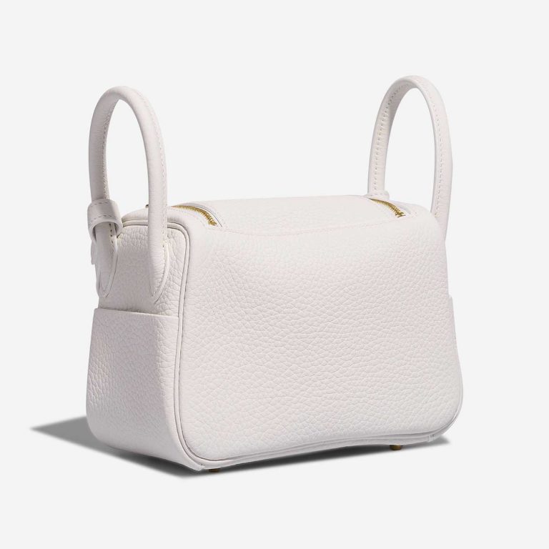 Hermès Lindy Mini NewWhite Side Back | Sell your designer bag on Saclab.com