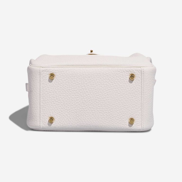 Hermès Lindy Mini NewWhite Bottom  | Sell your designer bag on Saclab.com