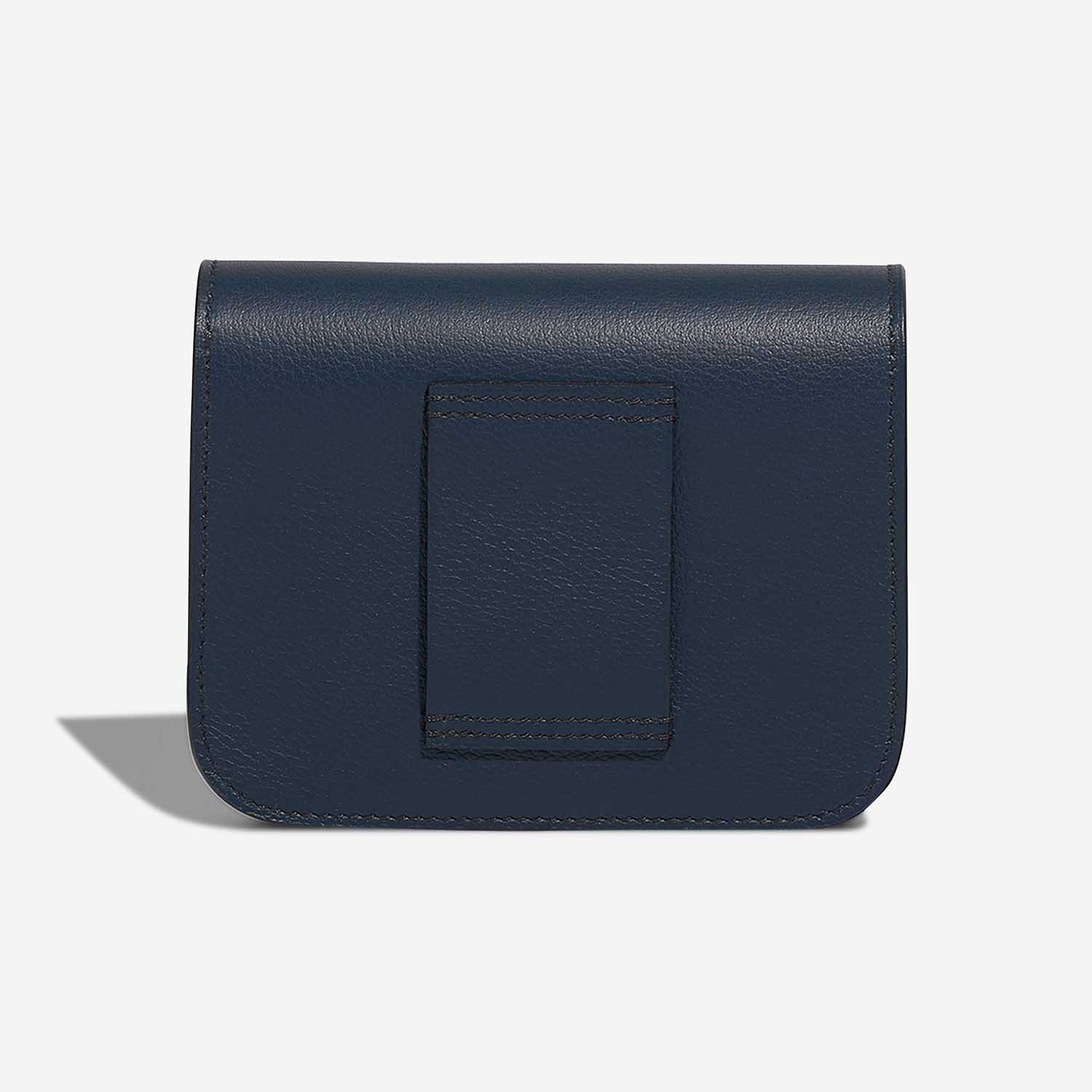 Hermès Constance SlimWallet BleuDePrusse Back  | Sell your designer bag on Saclab.com