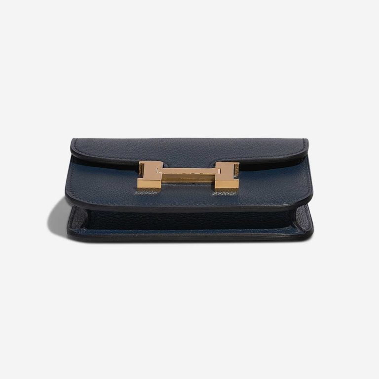 Hermès Constance Slim Wallet Evercolor Bleu de Prusse | Sell your designer bag