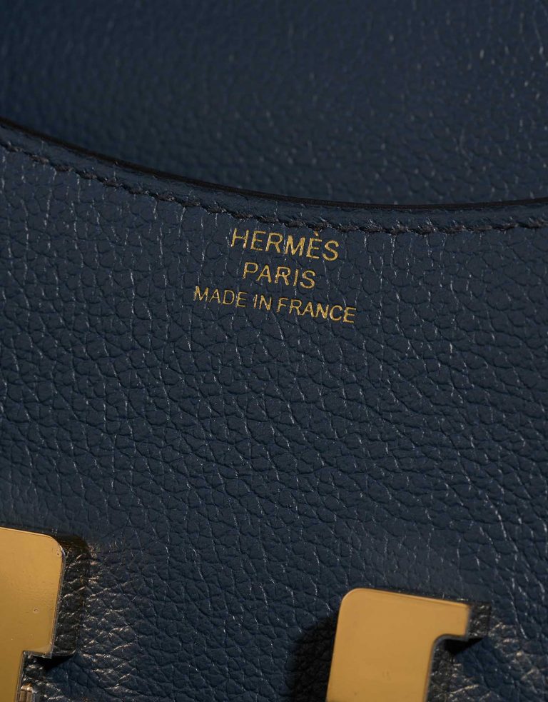 Hermès Constance Slim Wallet Evercolor Bleu de Prusse Logo | Sell your designer bag