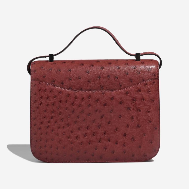 Pre-owned Hermès bag Constance 24 Ostrich Rouge H Red | Sell your designer bag on Saclab.com