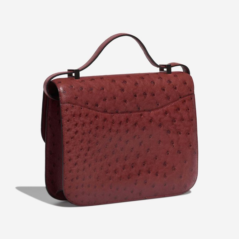 Pre-owned Hermès bag Constance 24 Ostrich Rouge H Red | Sell your designer bag on Saclab.com