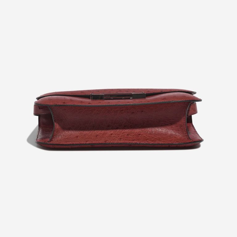 Pre-owned Hermès bag Constance 24 Ostrich Rouge H Red | Sell your designer bag on Saclab.com