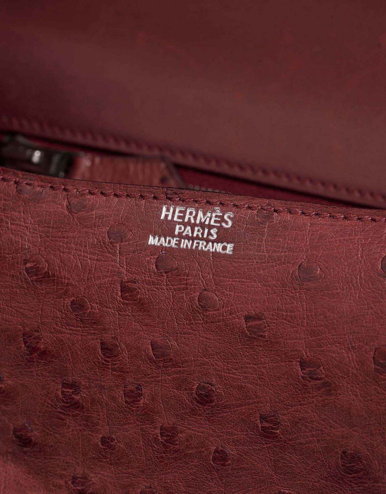 Pre-owned Hermès bag Constance 24 Ostrich Rouge H Red | Sell your designer bag on Saclab.com