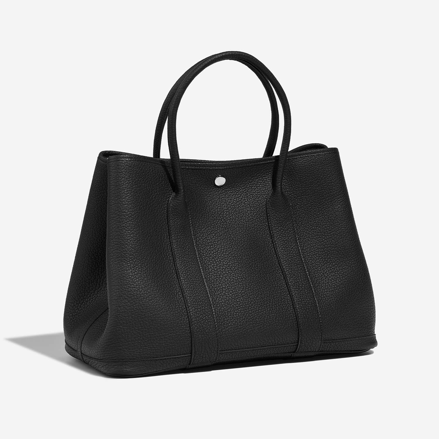 Hermès GardenParty 36 Noir Side Front | Vendez votre sac de créateur sur Saclab.com