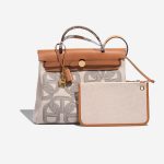 Hermès Herbag 31 GrisMeyer-Ecru-Beige-Nature Front  | Sell your designer bag on Saclab.com