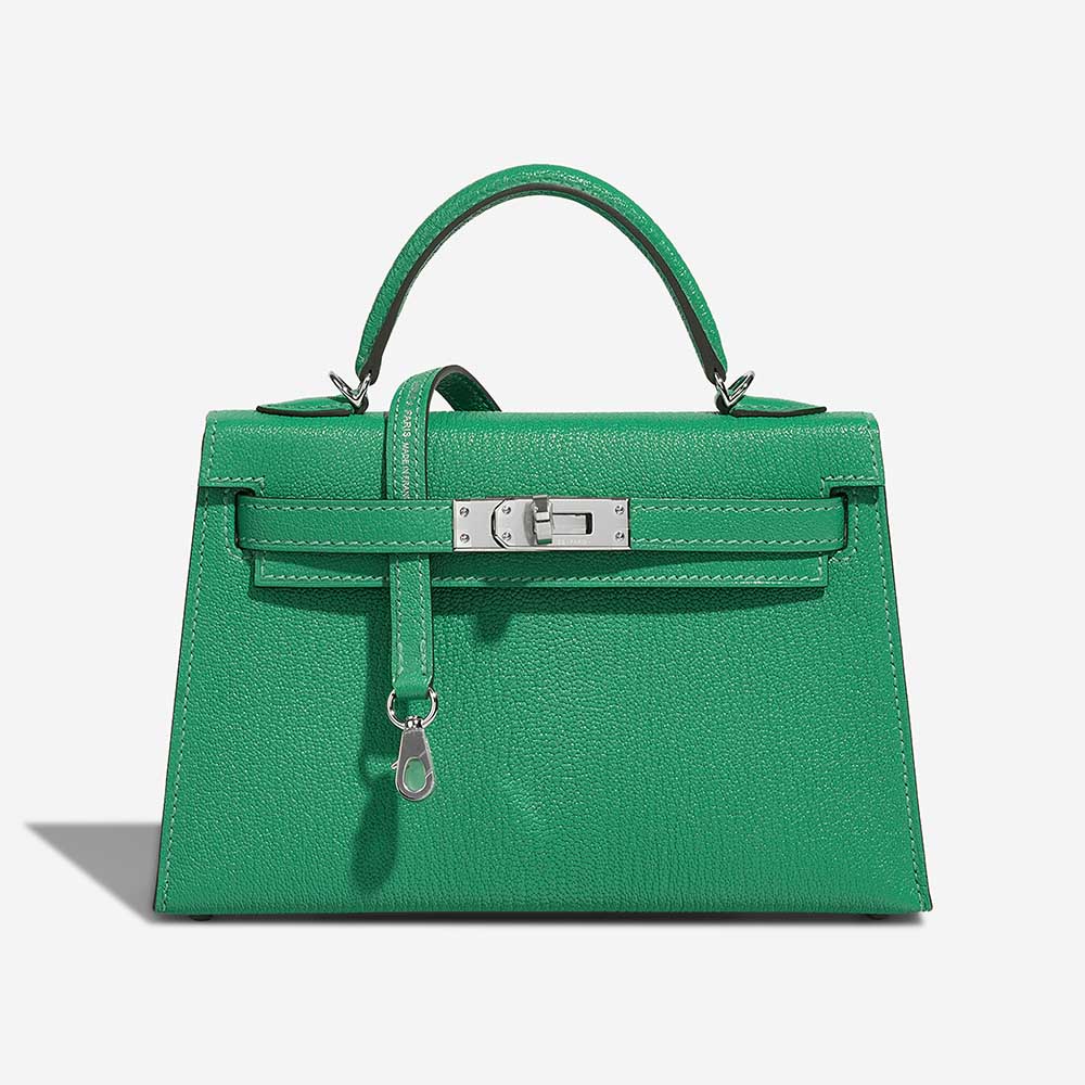 Hermès Kelly Mini Menthe Front S | Vendre votre sac de créateur sur Saclab.com