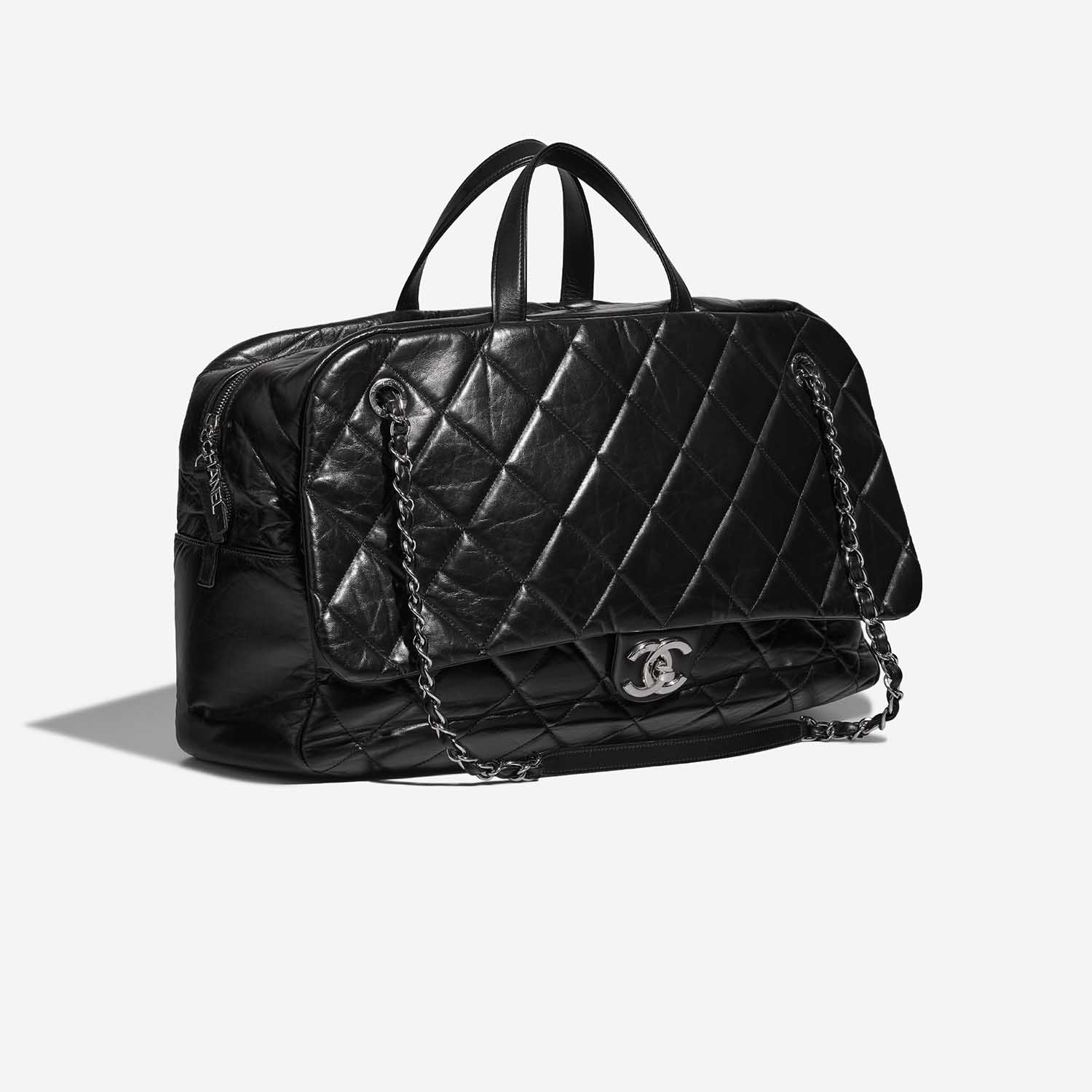 Chanel ExpressBowling Black Side Front  | Sell your designer bag on Saclab.com