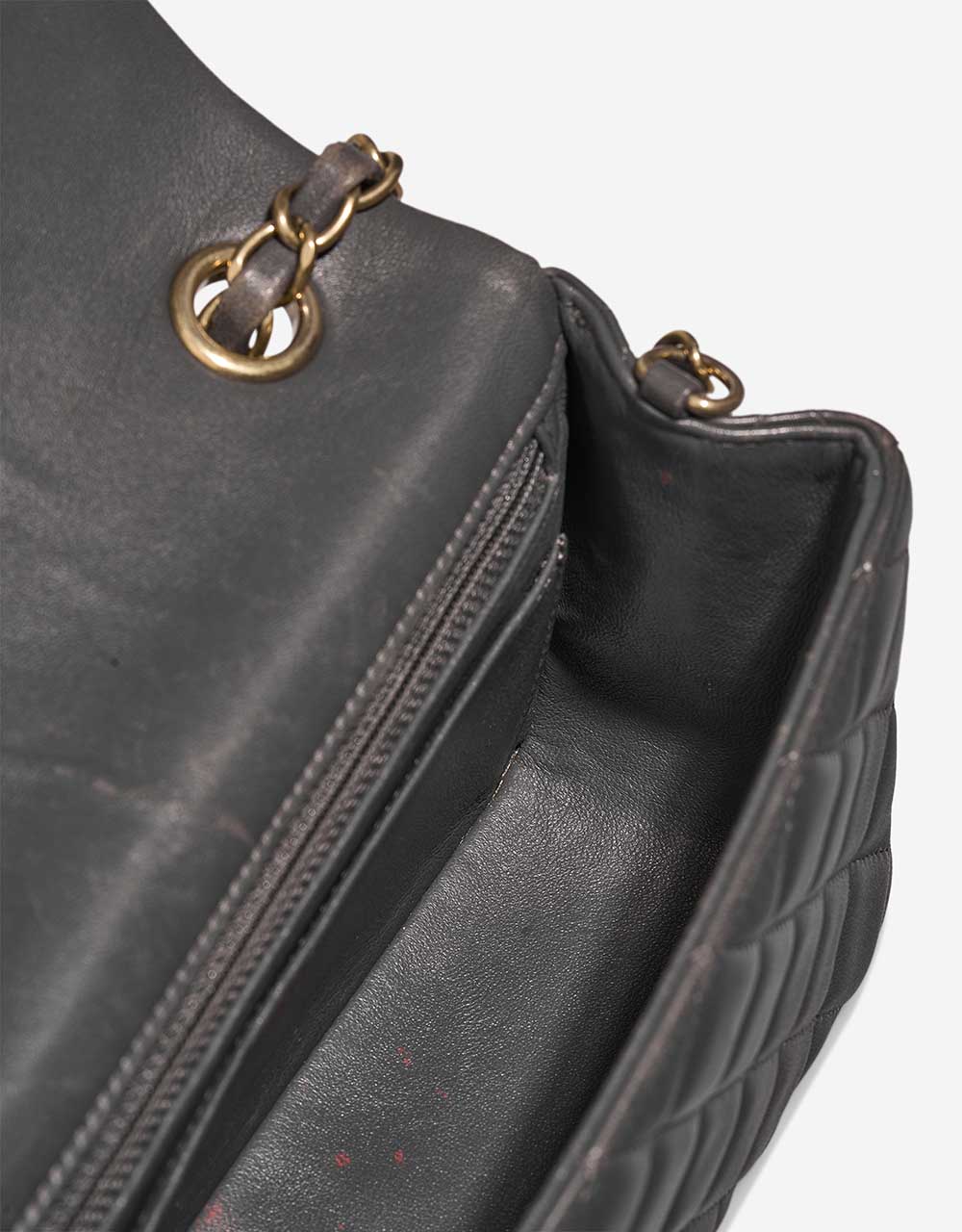 Chanel Timeless MiniRectangular Anthracite Inside  | Sell your designer bag on Saclab.com