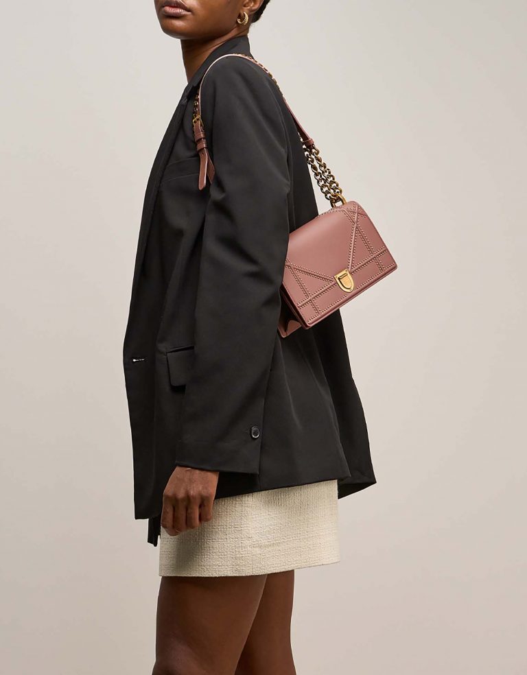 Dior Diorama Small Beigerose Front | Vendre votre sac de créateur sur Saclab.com