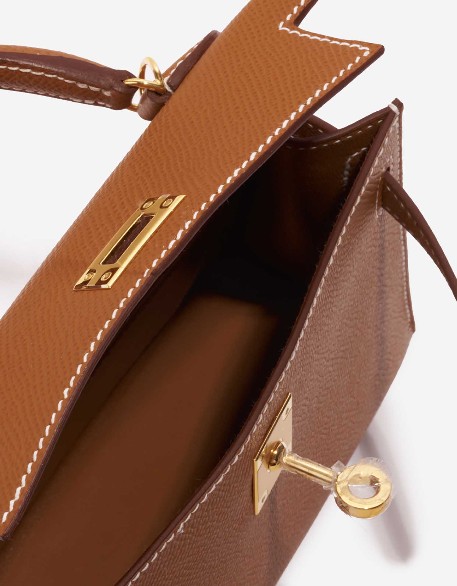 Hermès Kelly Mini Gold Inside  | Sell your designer bag on Saclab.com