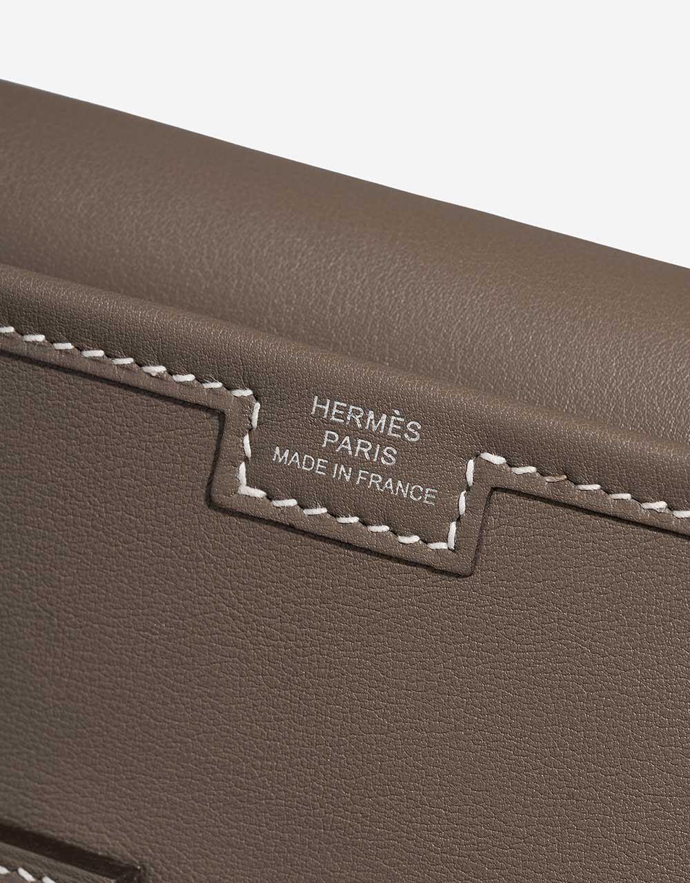 Hermès Jige 29 Etoupe Logo  | Sell your designer bag on Saclab.com