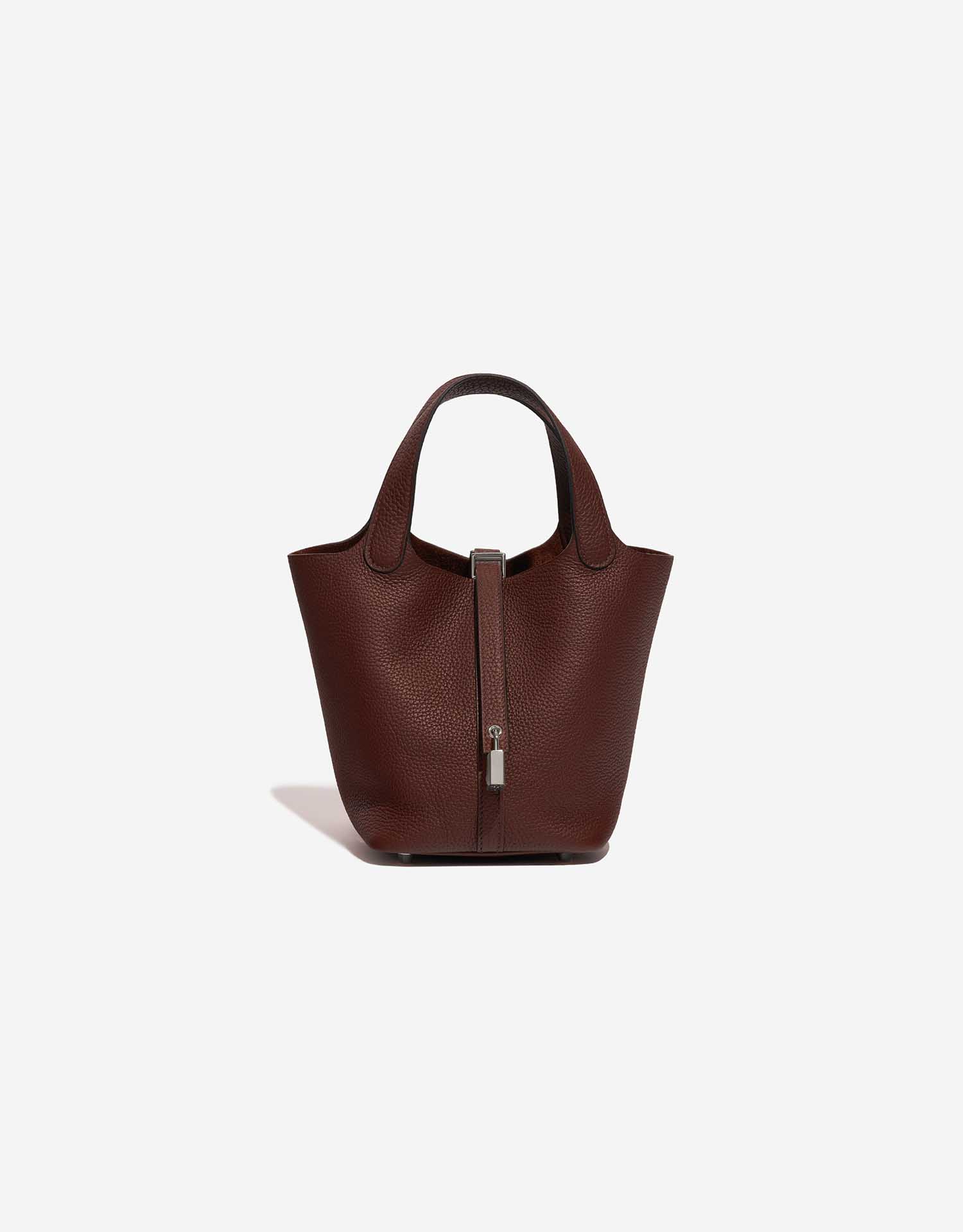Hermès Picotin 18 Taurillon Clémence Rouge Sellier | SACLÀB