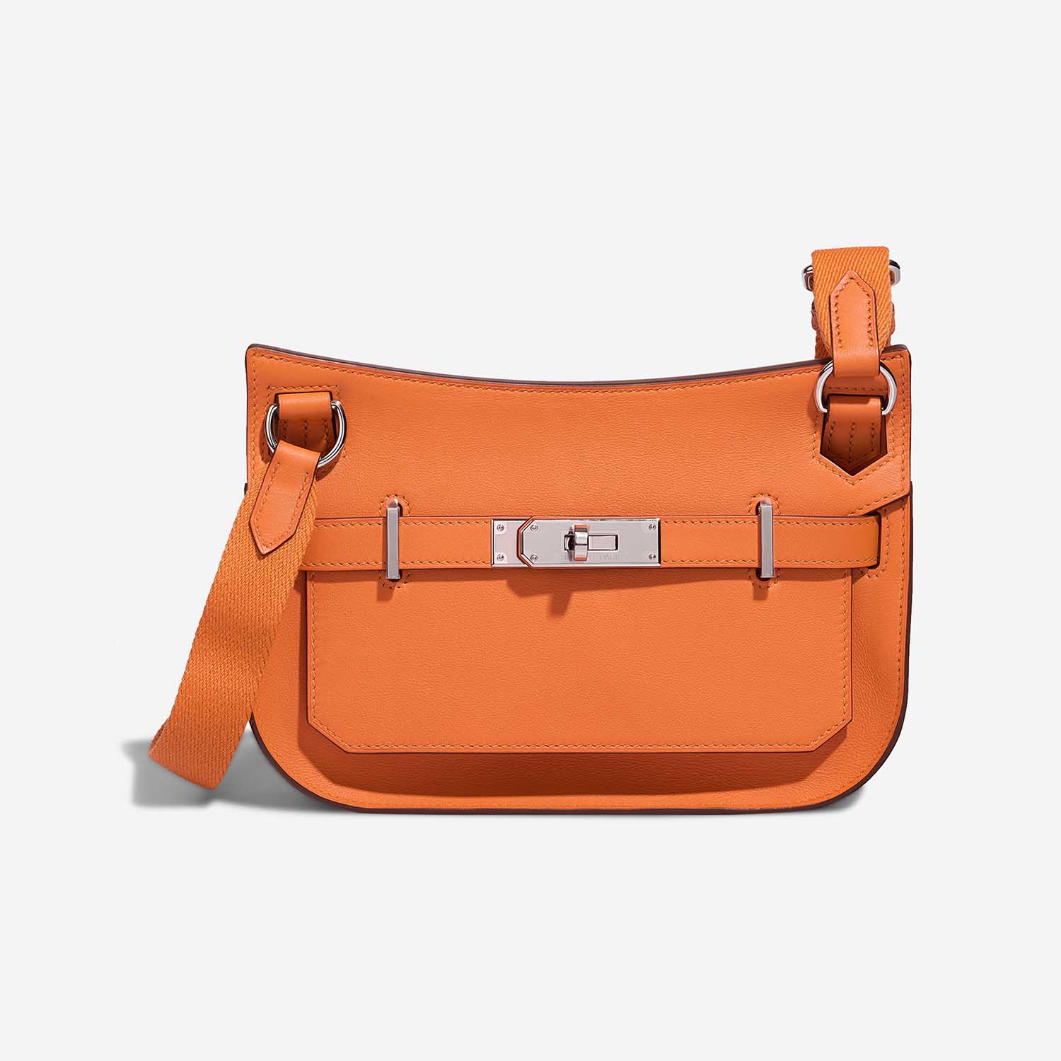 Hermès Jypsiere Mini OrangeH Front  S | Sell your designer bag on Saclab.com
