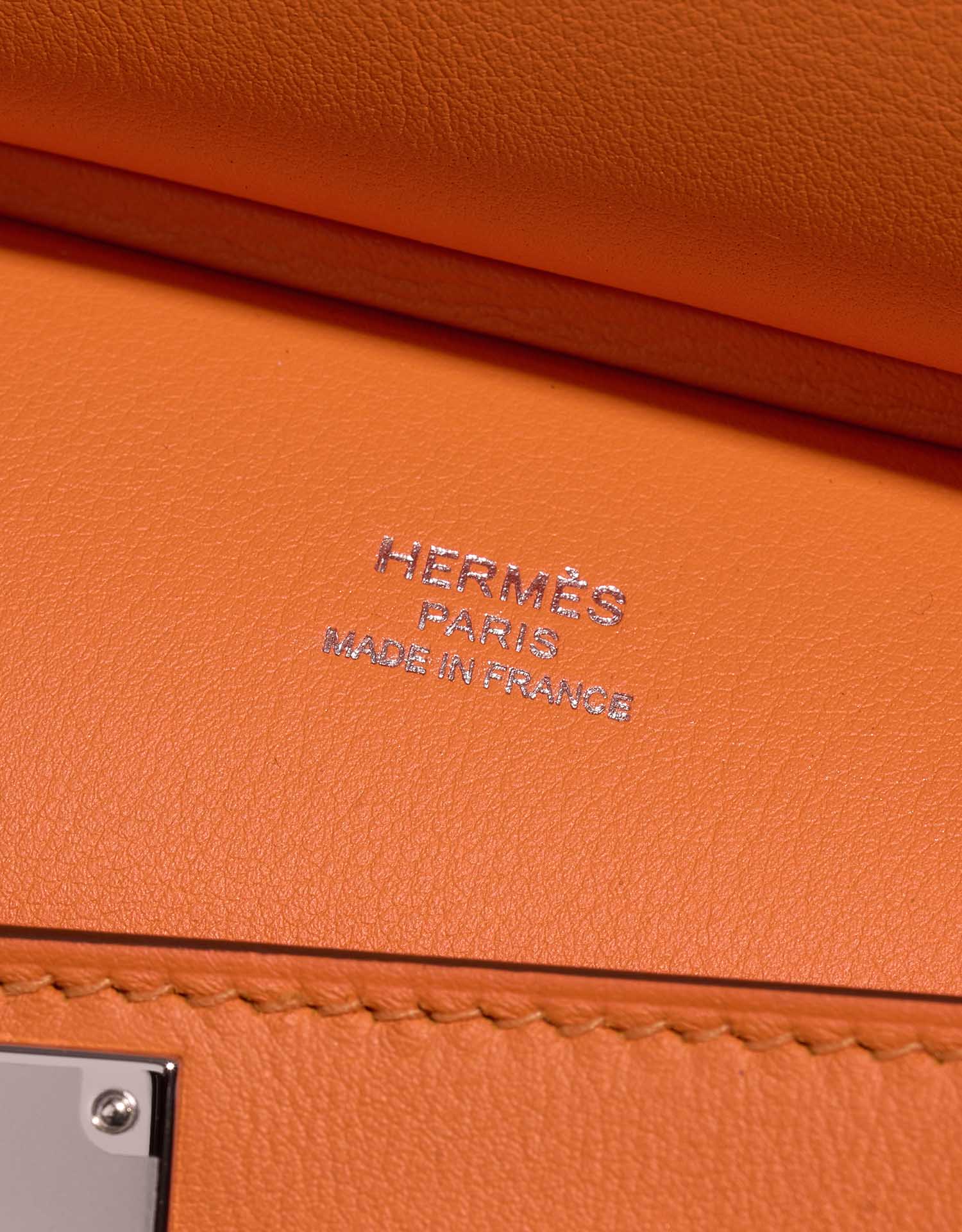 Hermès Jypsiere Mini OrangeH Logo  | Sell your designer bag on Saclab.com