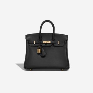 Hermès Birkin 25 Black-BlueFrance Front  | Sell your designer bag on Saclab.com