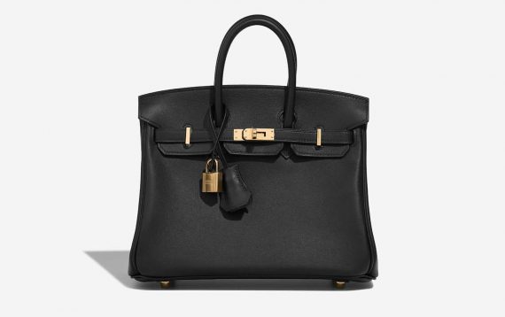 Hermès Birkin 25 Black-BlueFrance Front  | Sell your designer bag on Saclab.com