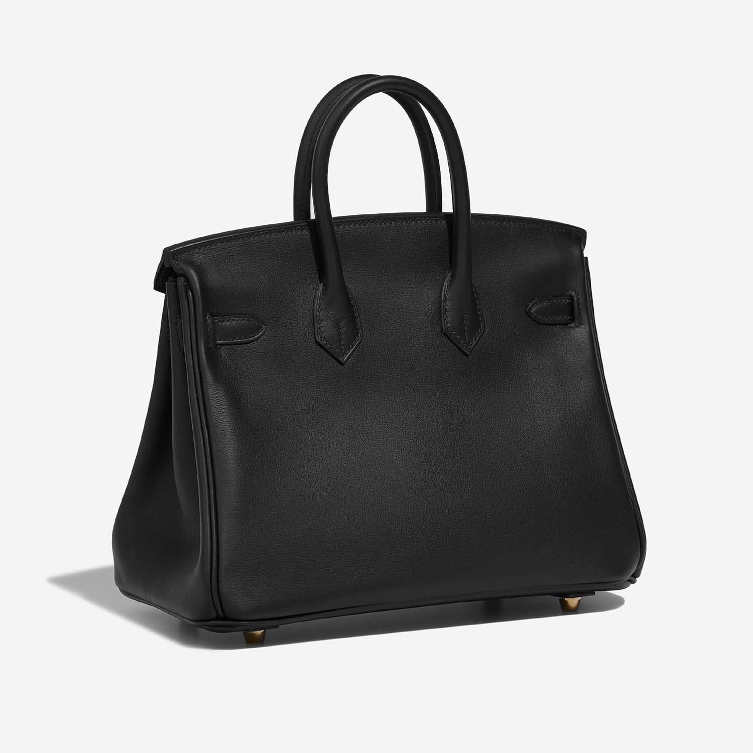 Hermès Birkin 25 Schwarz-BlauFrankreich Side Back | Verkaufen Sie Ihre Designer-Tasche auf Saclab.com