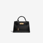 Hermès Kelly Mini Black Front  | Sell your designer bag on Saclab.com