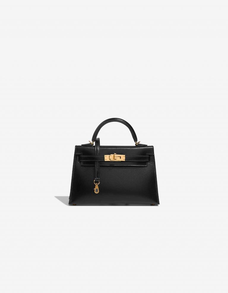 Hermès Kelly Mini Black Front  | Sell your designer bag on Saclab.com