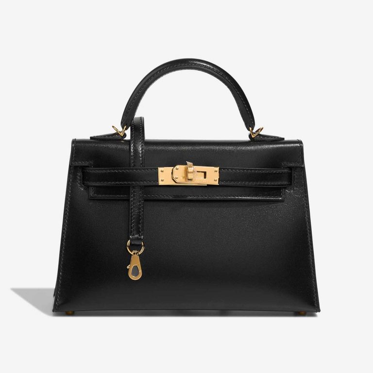 Hermès Kelly Mini Black Front  S | Sell your designer bag on Saclab.com