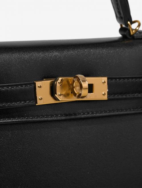 Hermès Kelly Mini Schwarz Verschluss-System | Verkaufen Sie Ihre Designer-Tasche auf Saclab.com