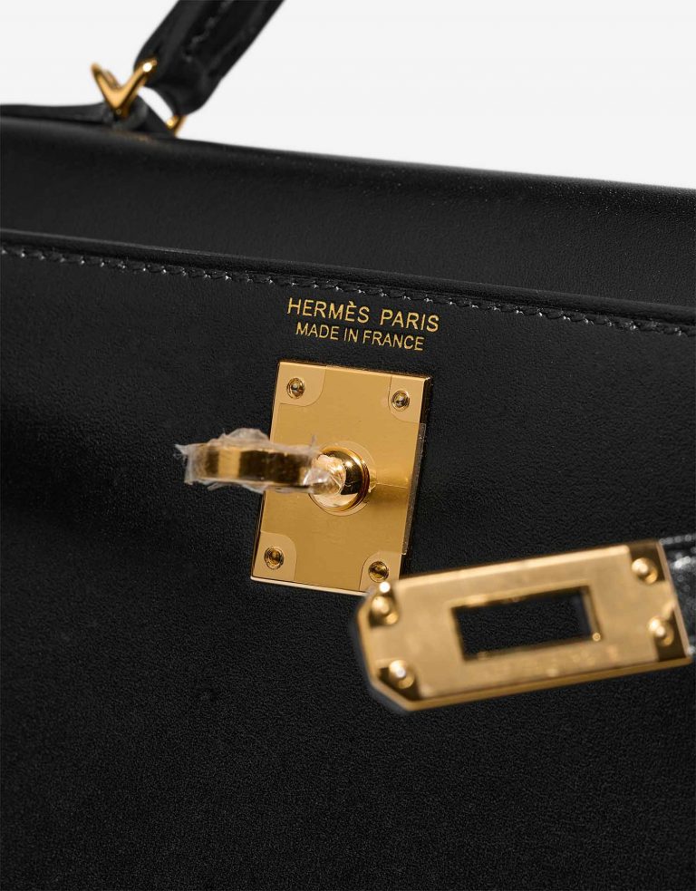 Hermès Kelly Mini Black Logo  | Sell your designer bag on Saclab.com