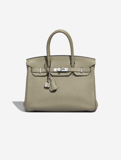 Gebrauchte Hermès Tasche Birkin 30 Clémence Sauge Grün, Grau | Verkaufen Sie Ihre Designer-Tasche auf Saclab.com
