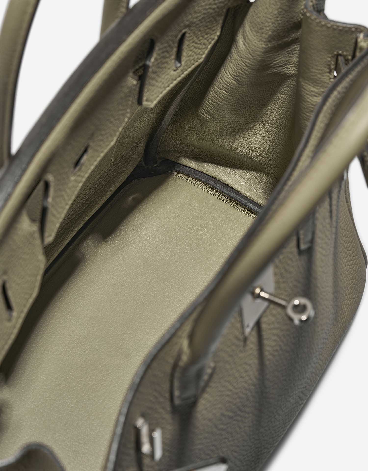 Hermès Birkin 30 Sauge Inside  | Sell your designer bag on Saclab.com