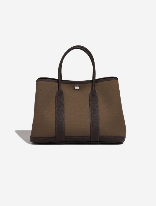 Hermès GardenParty 30 Ebene-Toundra Front  | Sell your designer bag on Saclab.com