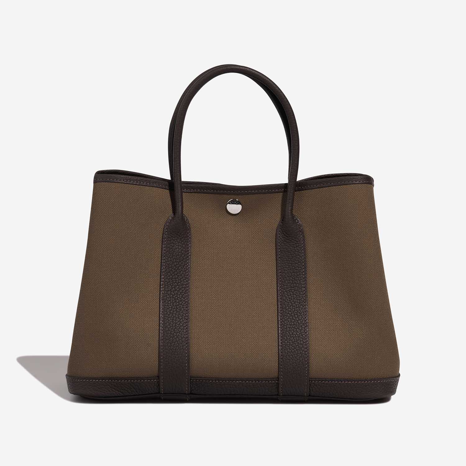 Hermès GardenParty 30 Ebene-Toundra Back  | Sell your designer bag on Saclab.com