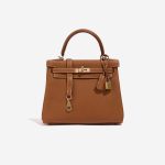 Hermès Kelly 25 Gold Front  | Sell your designer bag on Saclab.com