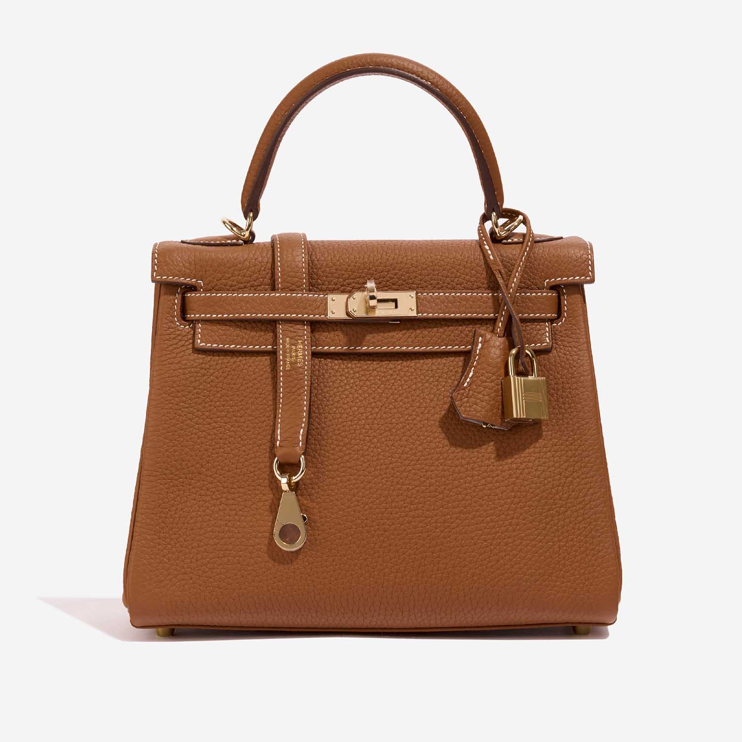 Hermès Kelly 25 Gold Front  S | Sell your designer bag on Saclab.com