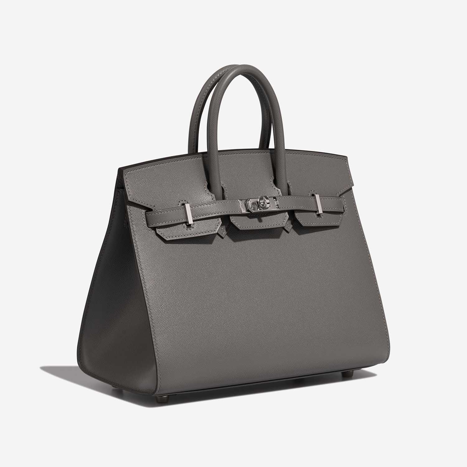 Hermès Birkin 25 GrisMeyer Side Front | Verkaufen Sie Ihre Designer-Tasche auf Saclab.com