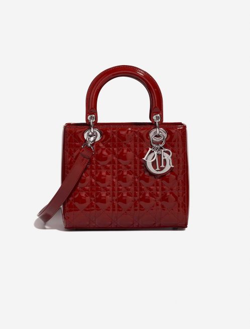 Dior LadyDior Medium Red Front | Verkaufen Sie Ihre Designertasche auf Saclab.com