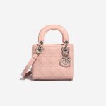 Dior LadyDior Mini Rose Front  | Sell your designer bag on Saclab.com