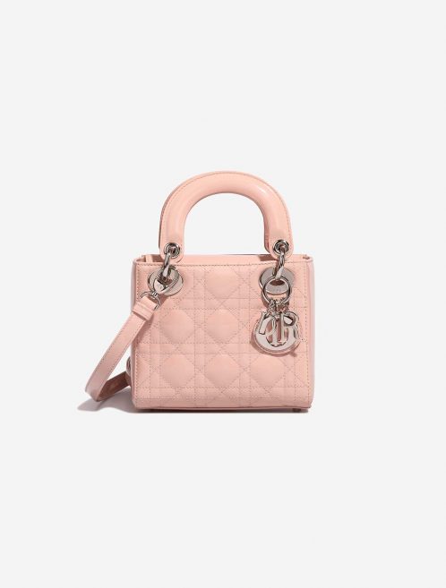 Dior LadyDior Mini Rose Front  | Sell your designer bag on Saclab.com