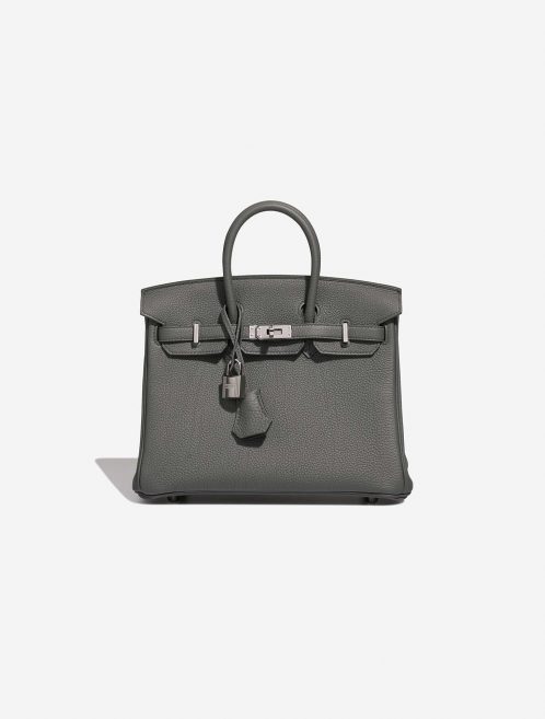 Hermès Birkin 25 VertAmande Front  | Sell your designer bag on Saclab.com