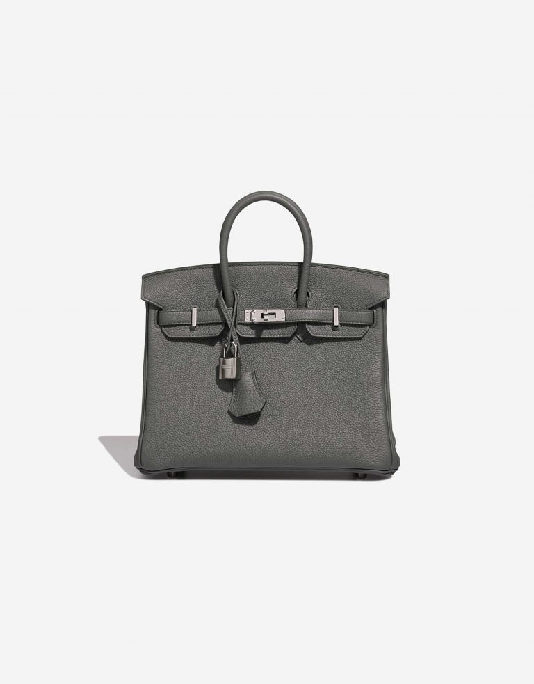 Hermès Birkin 25 VertAmande Front  | Sell your designer bag on Saclab.com