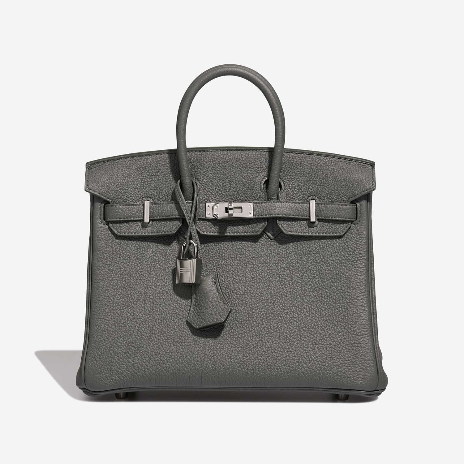 Hermès Birkin 25 VertAmande Front S | Verkaufen Sie Ihre Designer-Tasche auf Saclab.com