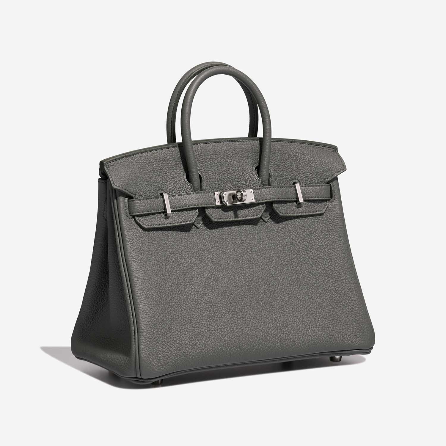 Hermès Birkin 25 VertAmande Side Front | Verkaufen Sie Ihre Designer-Tasche auf Saclab.com