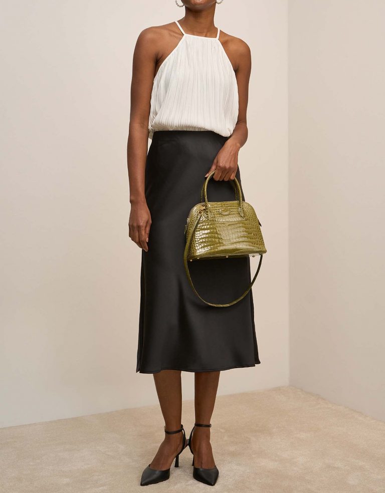 Hermès Bolide 27 VertAnis Front  | Sell your designer bag on Saclab.com