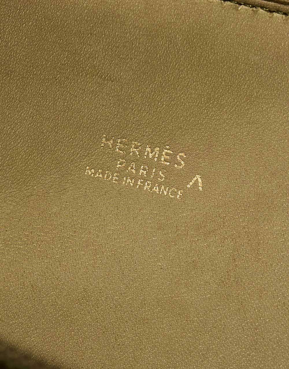 Hermès Bolide 27 VertAnis Logo  | Sell your designer bag on Saclab.com