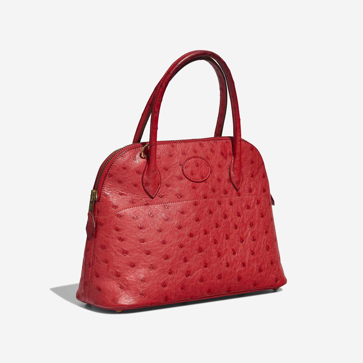 Hermès Bolide 27 RougeVif Side Front  | Sell your designer bag on Saclab.com