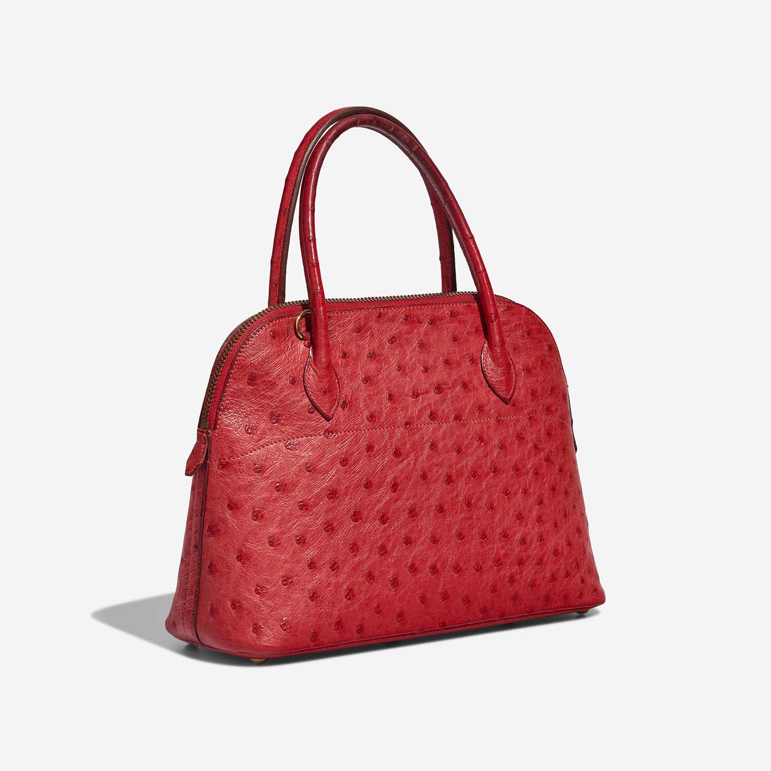 Hermès Bolide 27 RougeVif Side Back | Vendez votre sac de créateur sur Saclab.com
