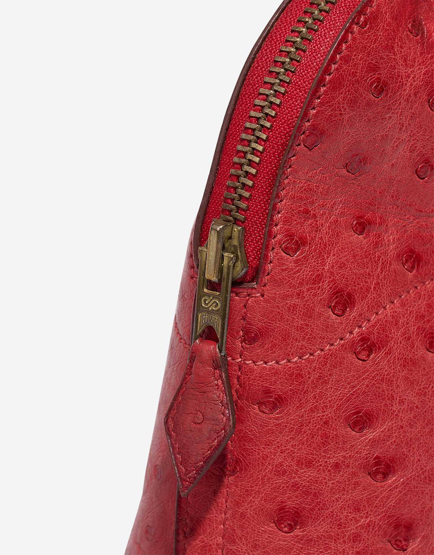 Hermès Bolide 27 RougeVif Closing System  | Sell your designer bag on Saclab.com