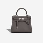 Hermès Kelly 28 GrisMeyer Front | Vendre votre sac de créateur sur Saclab.com